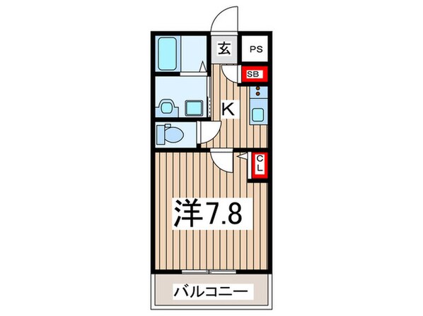 ブライトック南越谷の物件間取画像